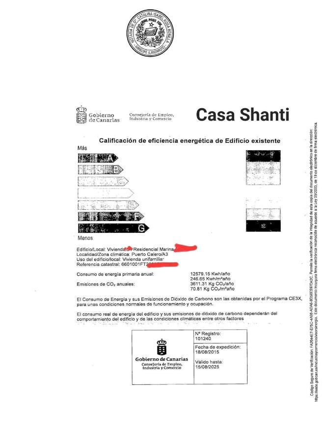 Vivienda Vacacional Casa Shanti Puerto Calero Exterior photo